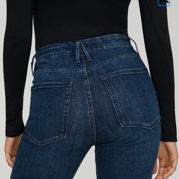 Good American Good Legs Blue Jeans - Picture 2 of 4